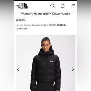 Women’s Hydrenalite™ Down Hoodie - North Face Cropped Puffer Jacket
